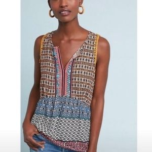 Anthropologie Ranna Gill Dahshur Top Shirt M